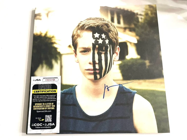 PATRICK STUMP FALL OUT BOY SIGNED AMERICAN BEAUTY LP VINYL RECORD ALBUM  JSA COA