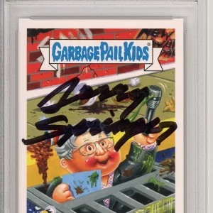 2016 Garbage Pail Kids GPK #3a Germy Jerry Springer Signed Autograph PSA DNA COA