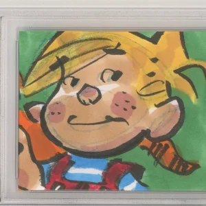 Ron Ferdinand AUTOGRAPH Dennis The Menace ORIGINAL 1/1 Sketch SIGNED PSA DNA COA