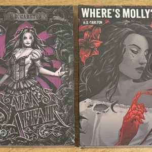 SIGNED Mystic Box - HD Carlton - Where's Molly and Satan's Affair - Book NEW