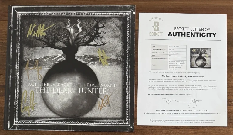 SIGNED THE DEAR HUNTER ACT I VINYL LP BAS BECKETT COA AUTOGRAPH Lake South North