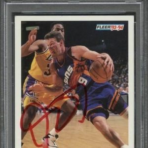 Fleer 1993-‘94 #169 Dan Majerle Signed Card AUTO PSA Slabbed
