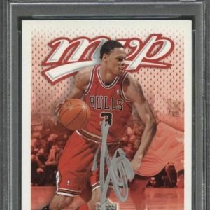 2003-04 Upper Deck MVP #16 Tyson Chandler Signed Card AUTO PSA Slabbed