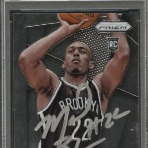 2014-15 Panini Prizm #285 Markel Brown Signed Card AUTO Grade 10 PSA Slabbed RC