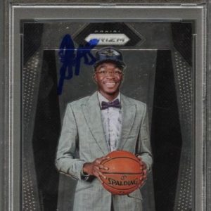 2017 Panini Prizm Hoops #227 Edmond Sumner Signed Card AUTO Grade 10 PSA Slabbed