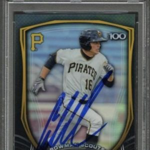 2015 Bowman Scout's Top 100 #BTP-40 Austin Meadows Signed Card PSA Slabbed Auto