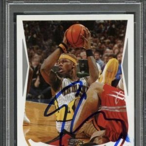 2004-05 Topps #59 Al Harrington Signed Card AUTO PSA Slabbed