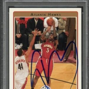 2006-07 Topps #6 Al Harrington Signed Card AUTO PSA Slabbed