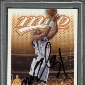 2003-04 Upper Deck MVP #29 Nick Van Exel Signed Card AUTO PSA/DNA Slabbed