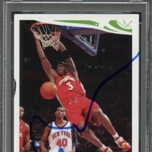 2005 Topps #103 Al Harrington Signed Card AUTO PSA Slabbed