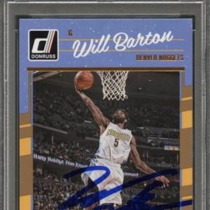 2016-17 Panini Donruss #88 Will Barton Signed Card AUTO PSA Slabbed Nuggets