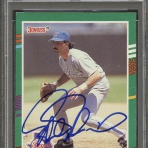 1991 Donruss #521 Rafael Palmeiro Signed Card AUTO Grade 10 PSA Slabbed Rangers