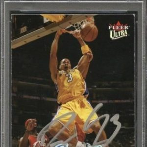 2004-05 Fleer Ultra #92 Devean George Signed Card AUTO PSA Slabbed