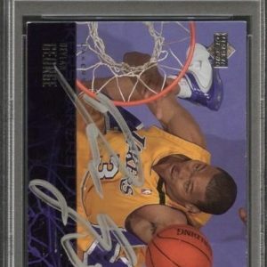 2003-04 Upper Deck #125 Devean George Signed Card AUTO PSA Slabbed