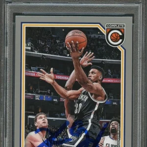 2016-17 Panini Complete #247 Thaddeus Young Signed Card AUTO 10 PSA Slabbed Pace