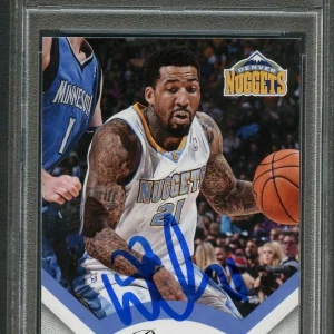 2013-14 Panini Prestige #67 Wilson Chandler Signed Card AUTO 10 PSA Slabbed