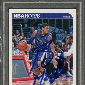 2014-15 NBA HOOPS #38 RAY MCCALLUM Signed Card AUTO 10 PSA Slabbed Kings