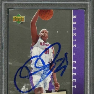 2006-07 Upper Deck Rookie Debut #94 Charlie Villanueva Signed Card AUTO PSA/DNA