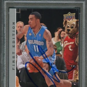2009 Upper Deck #141 Courtney Lee Signed Card AUTO 10 PSA Slabbed New Jersey Net