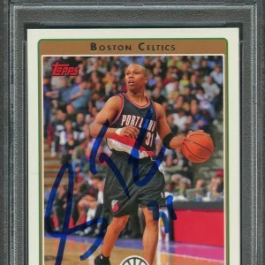 2006-07 Topps #14 Sebastian Telfair Signed Card AUTO 10 PSA/DNA Slabbed Boston C