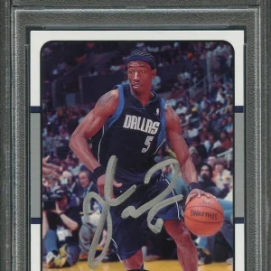 2006-07 Fleer #38 Josh Howard Signed Card AUTO PSA/DNA Slabbed Mavericks