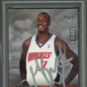 2004-05 Upper Deck R-Class #7 Gerald Wallace Signed Card AUTO PSA Slabbed Bobcat