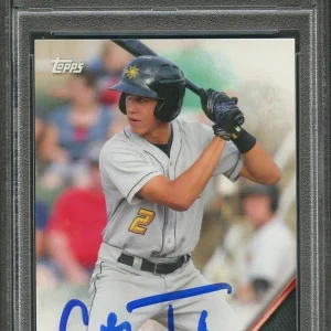 2016 Topps Pro Debut #194 Cole Tucker Signed Card PSA Slabbed Auto Pirates