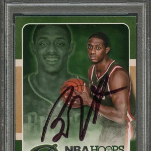 2013-14 NBA Hoops Dreams #7 Brandon Knight Signed Card AUTO PSA Slabbed Bucks