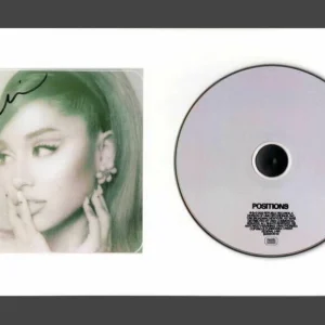 ARIANA GRANDE SIGNED AUTOGRAPH POSITIONS FRAMED CD DISPLAY READY TO HANG! RARE!
