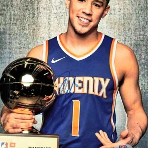 Devin Booker signed 8x10 photo PSA/DNA Phoenix Suns Autographed