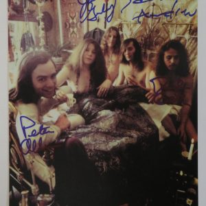 Big Brother & The Holding Company JANIS JOPLIN BAND Signed 8x10 Photo by 4 JSA