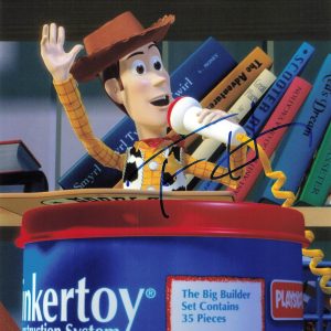 Tom Hanks Toy Story Signed Woody 8x10