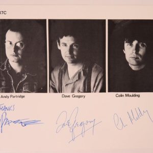 Andy Partridge XTC Signed Autograph Auto 8x10 Photo by All 3 JSA
