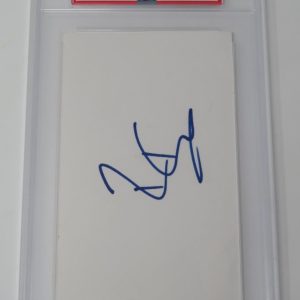 R KELLY Signed Autograph Auto 3x5 Index Card Slab PSA JSA