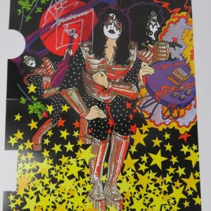 Ace Frehley KISS Signed Autograph Auto 17x22 1978 Solo Mural Insert Poster JSA