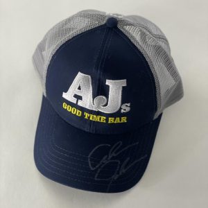 ALAN JACKSON SIGNED AUTOGRAPH AJ'S GOOD TIME BAR HAT CAP COUNTRY MUSIC STAR JSA