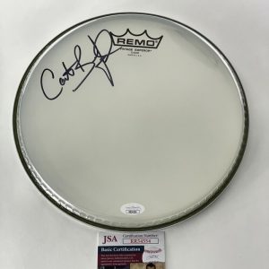 CARTER BEAUFORD SIGNED AUTOGRAPH 10" DRUMHEAD - DAVE MATTHEWS BAND RARE! W/ JSA