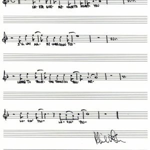 PHI LESH SIGNED AUTOGRAPH "NO MORE DO I" SHEET MUSIC - GRATEFUL DEAD LEGEND PSA