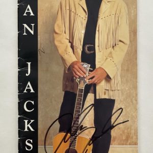 ALAN JACKSON SIGNED AUTOGRAPH FAN CLUB BOOKLET - COUNTRY MUSIC LEGEND RARE!