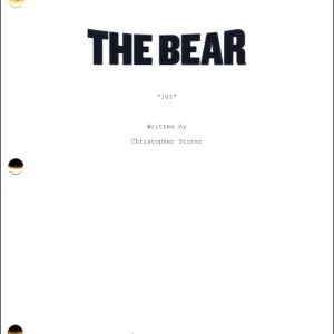 Ayo Edebiri Signed Autograph The Bear Pilot Script Screenplay - Sydney Adamu