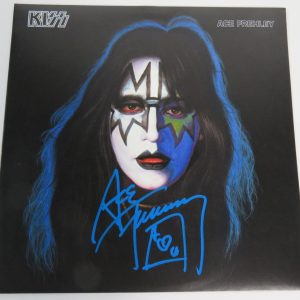 Ace Frehley KISS Signed Autograph Auto "KISS Solo: 1978 S/T" Album Vinyl LP JSA