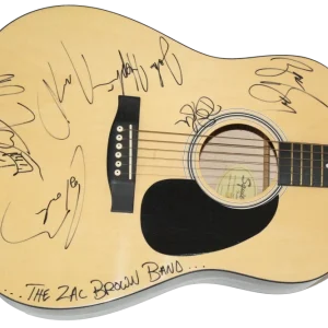 Zac Brown Band Full x6 Signed Autograph Acoustic Guitar - The Foundation JSA COA