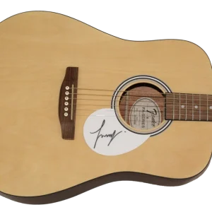 Yusuf Islam / Cat Stevens Signed Autograph Fender Acoustic Guitar w/ JSA COA