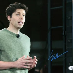 Sam Altman Signed Autograph 8x10 Photo - OpenAI ChatGPT Tech Innovator JSA COA