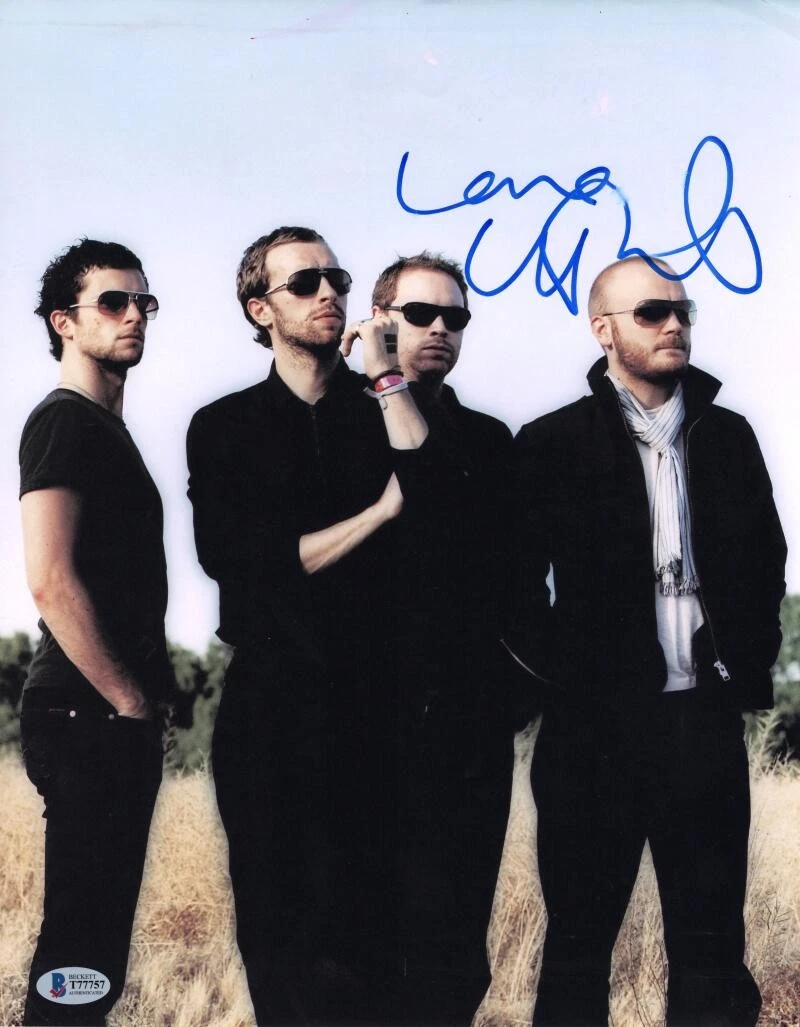 Chris Martin Coldplay Signed Autograph 11x14 Photo - Moon Music w ...