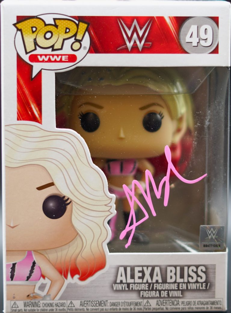 Alexa Bliss Signed Funko Pop #49 JSA WWE Autographed