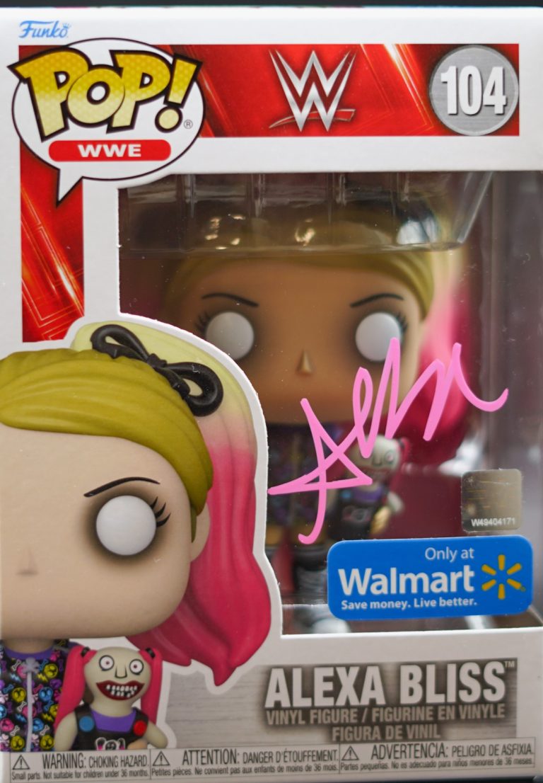 Alexa Bliss Signed Funko Pop #104 JSA WWE Autographed