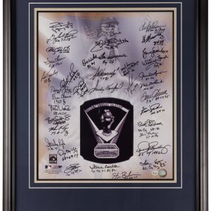 Beautiful Sandy Koufax Cy Young Winners Signed Huge 25x29 Photo 37 Sigs PSA JSA