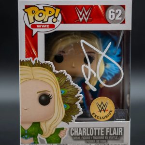 Charlotte Flair Signed Funko Pop #62 JSA WWE Autographed