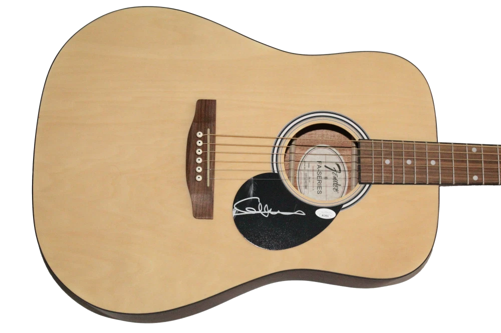 Cliff Williams AC/DC Signed Autograph Full Size Fender Acoustic Guitar ...